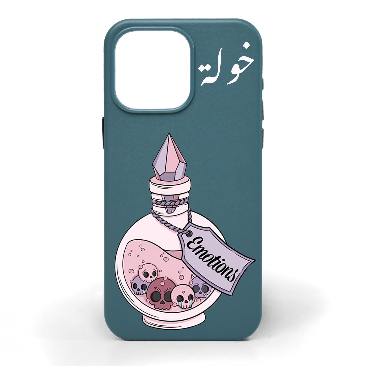 Emotions Potion Hand-Painted Leather Phone Case