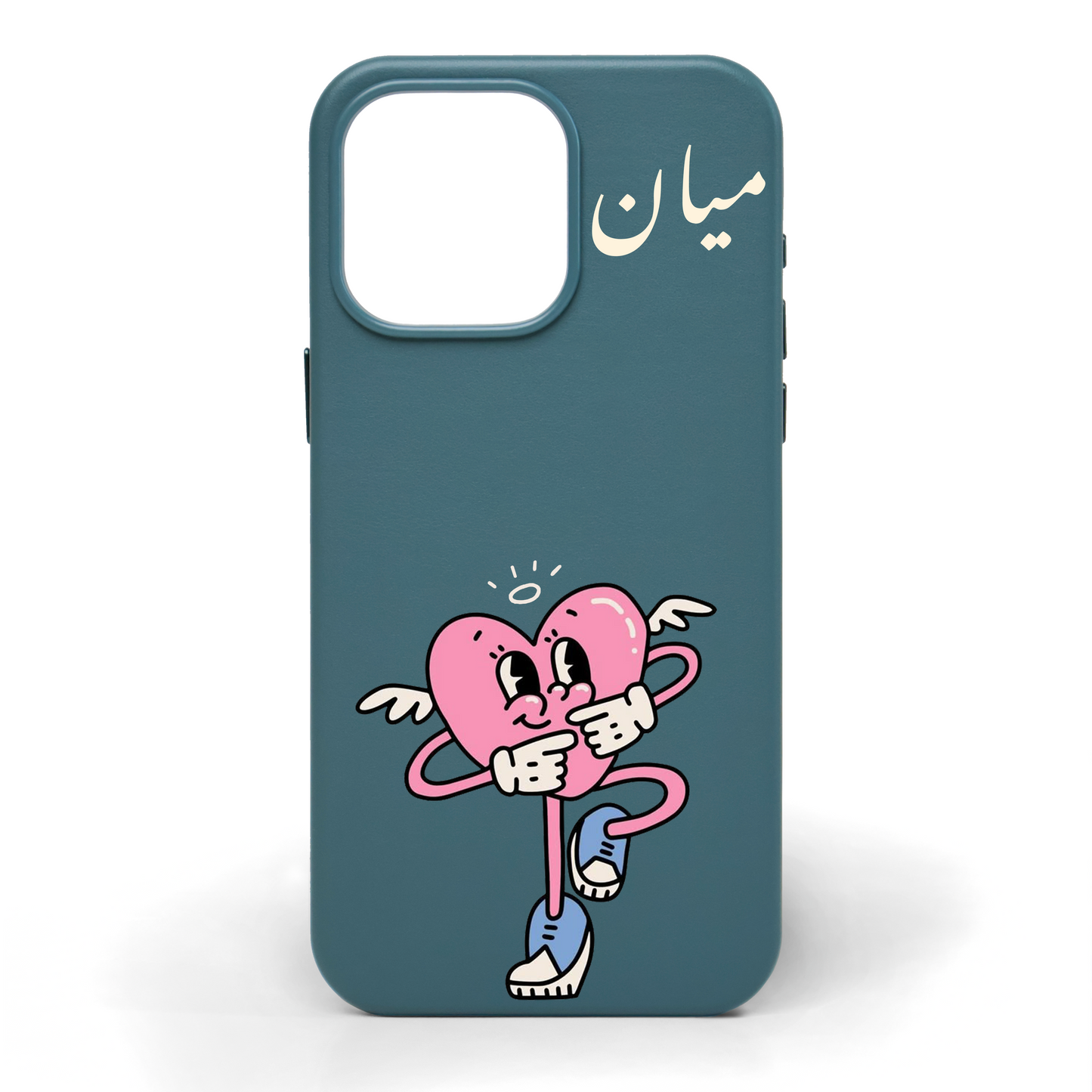 Just a Girl Hand-Painted Leather Phone Case