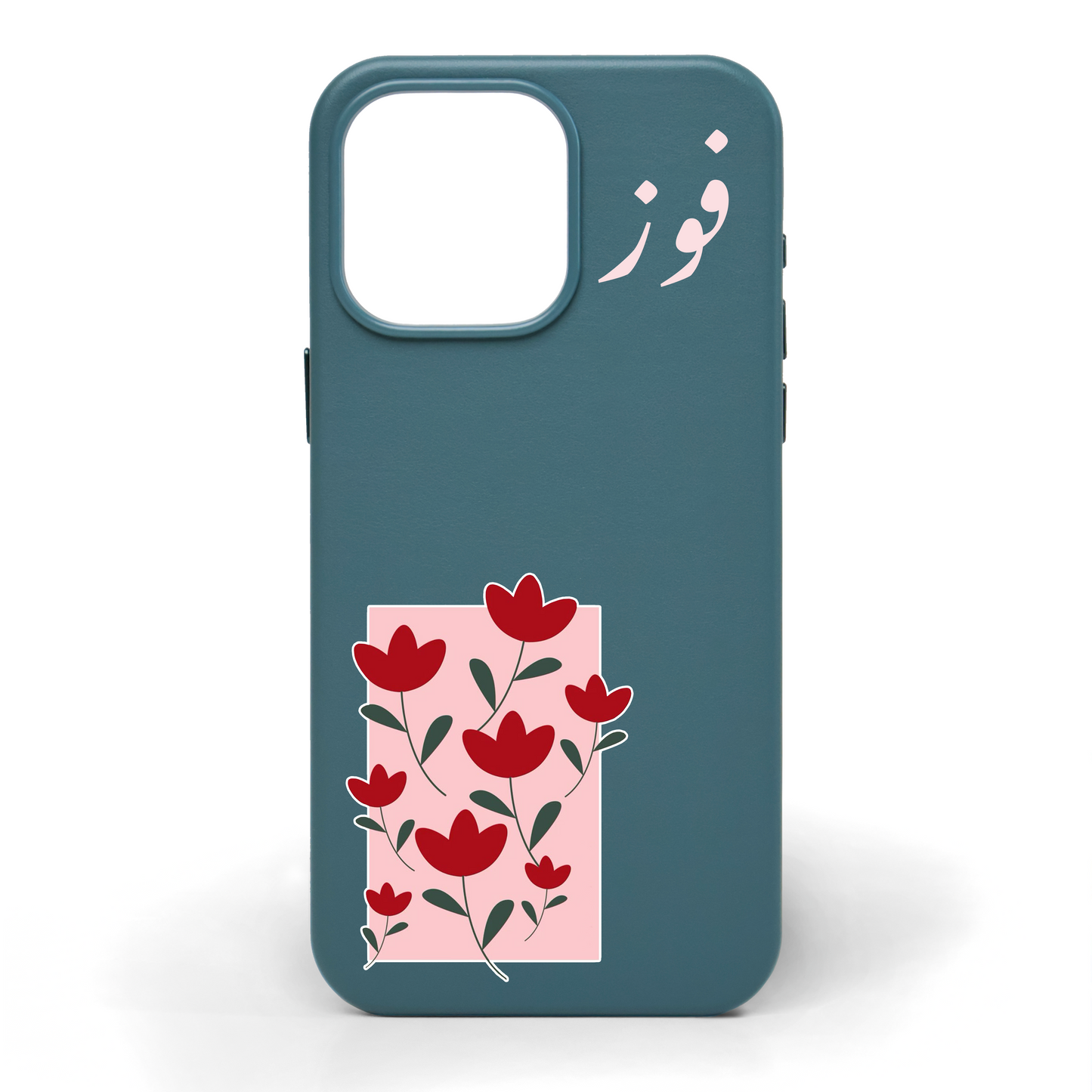 Flora Hand-Painted Leather Phone Case