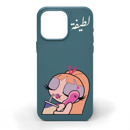 Boss Blossom Hand-Painted Leather Phone Case