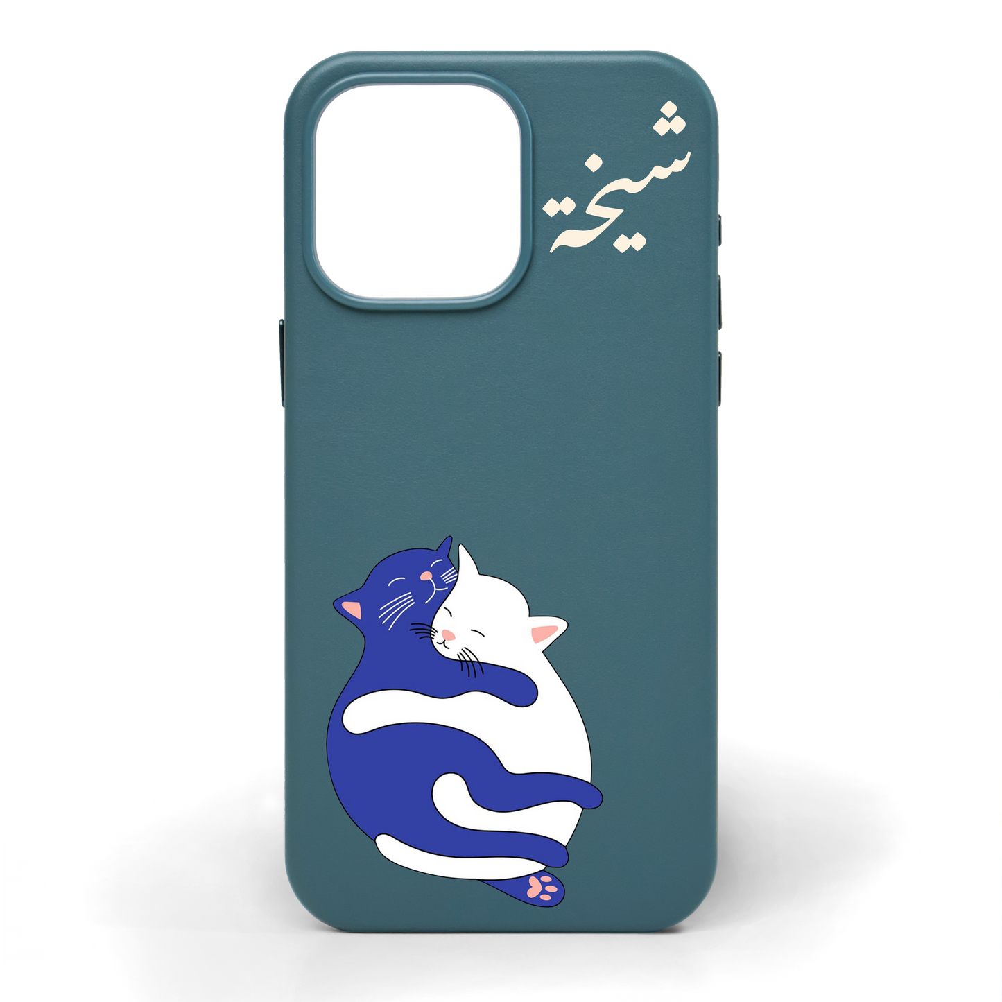 Snuggle Paws Hand-Painted Leather Phone Case