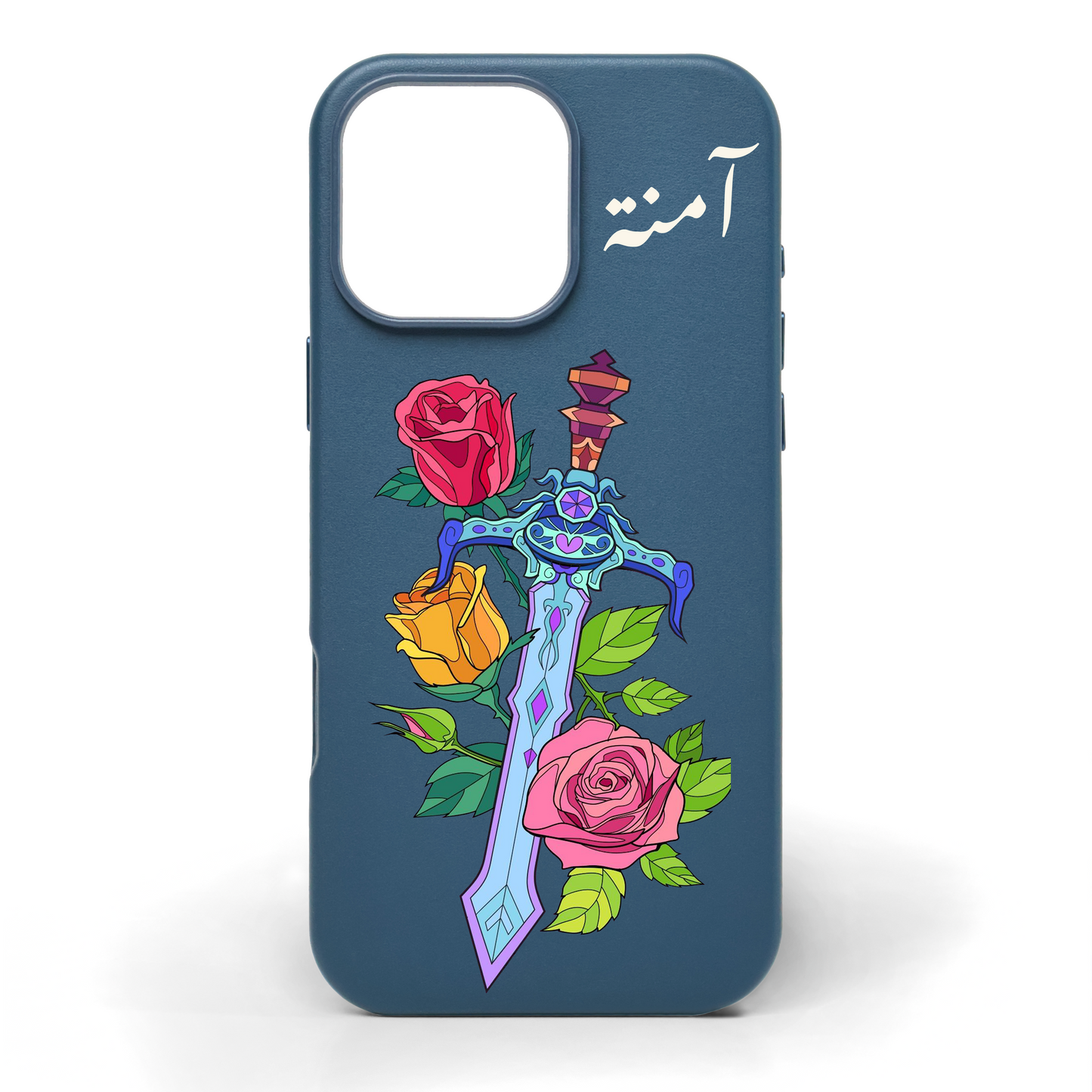 Garden of Glory Hand-Painted Leather Phone Case