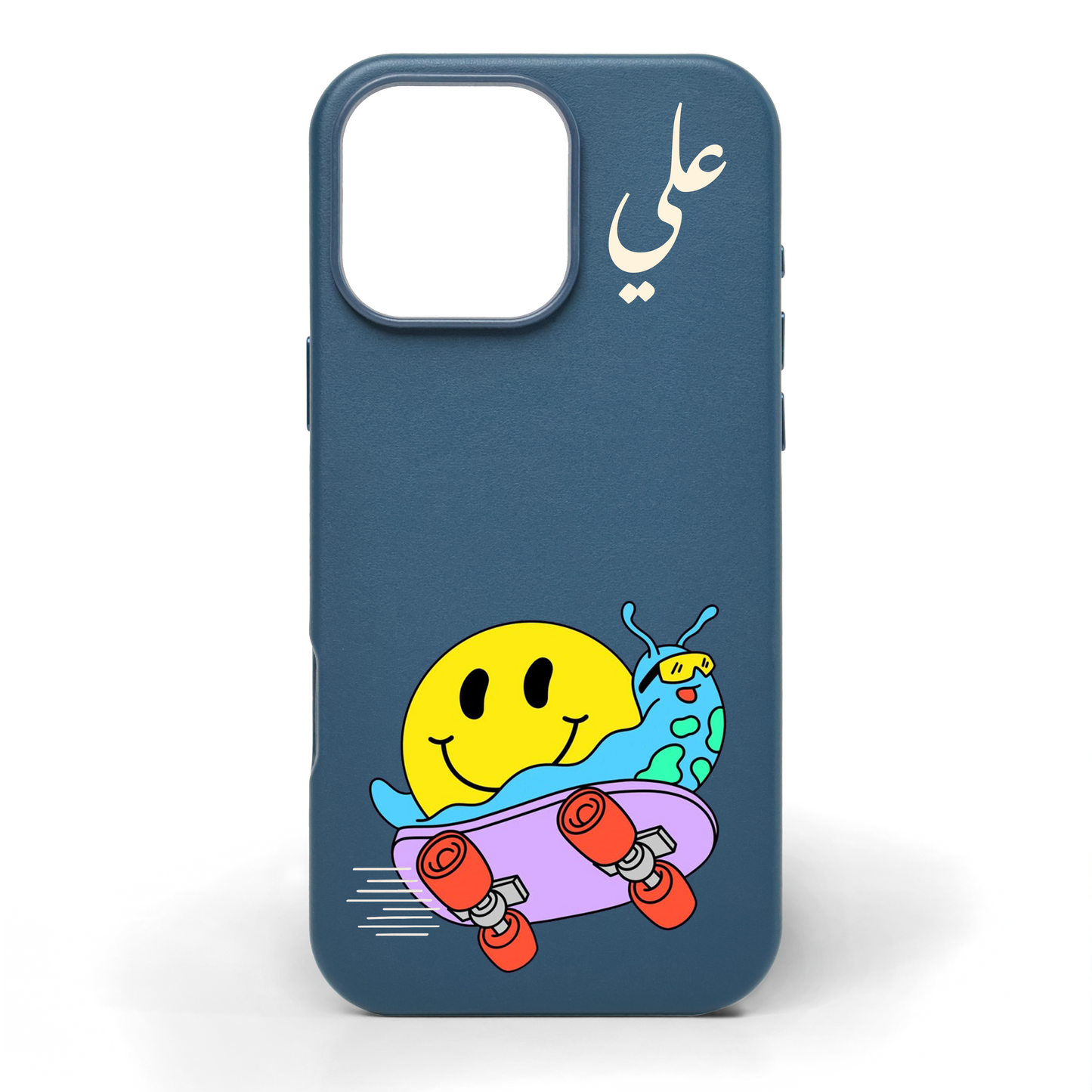 Turbo Slide Hand-Painted Leather Phone Case