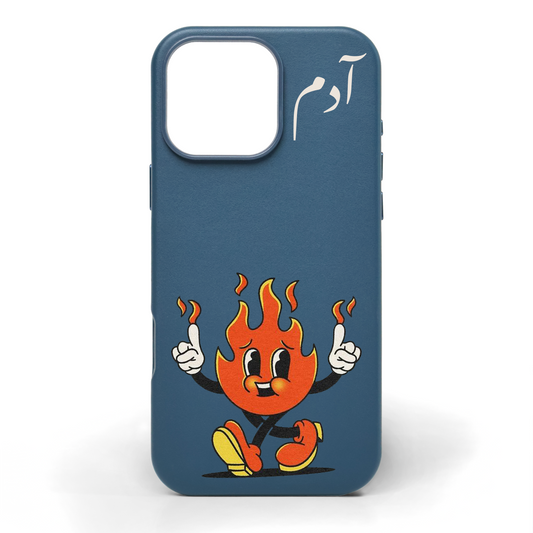 Blazey Hand-Painted Leather Phone Case