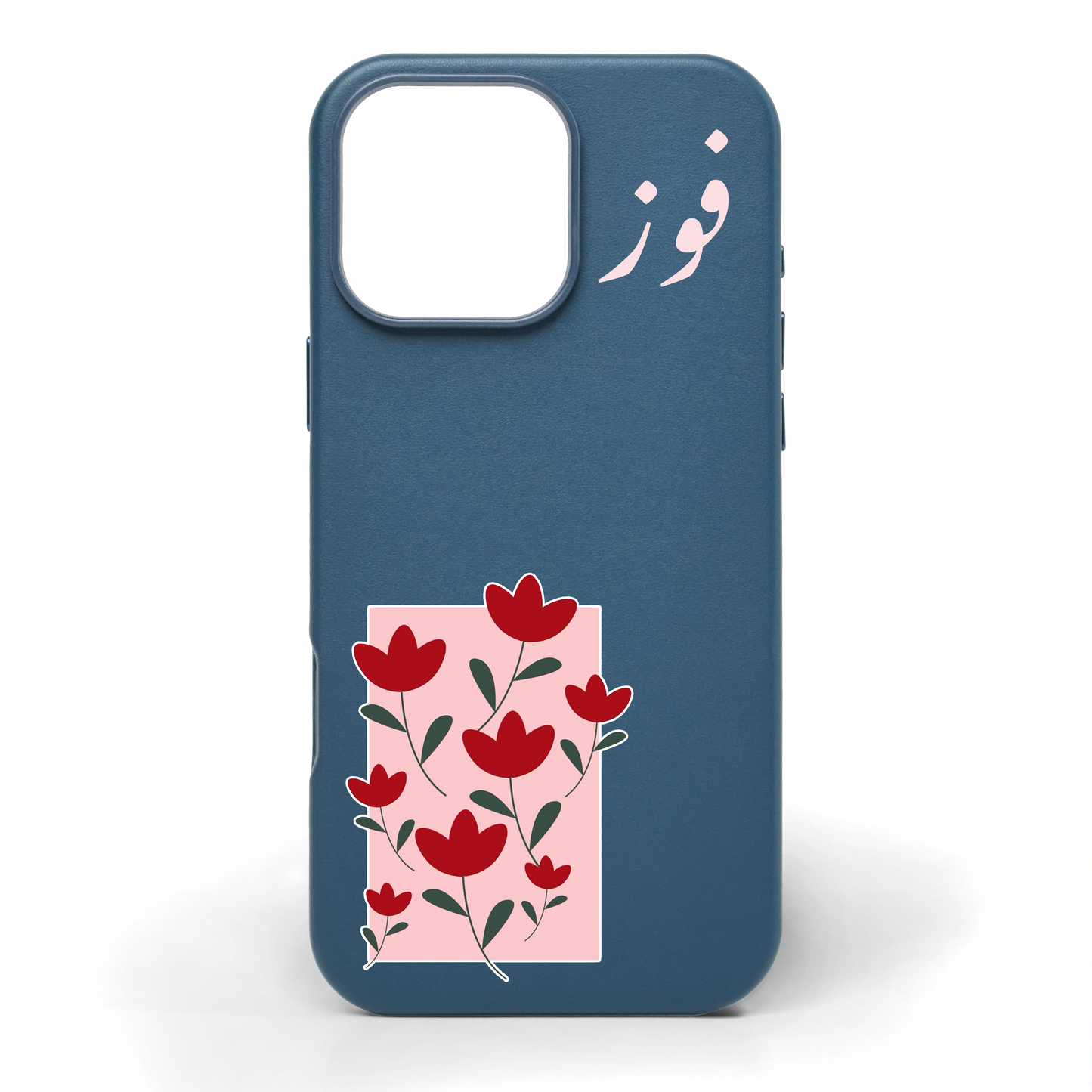 Flora Hand-Painted Leather Phone Case