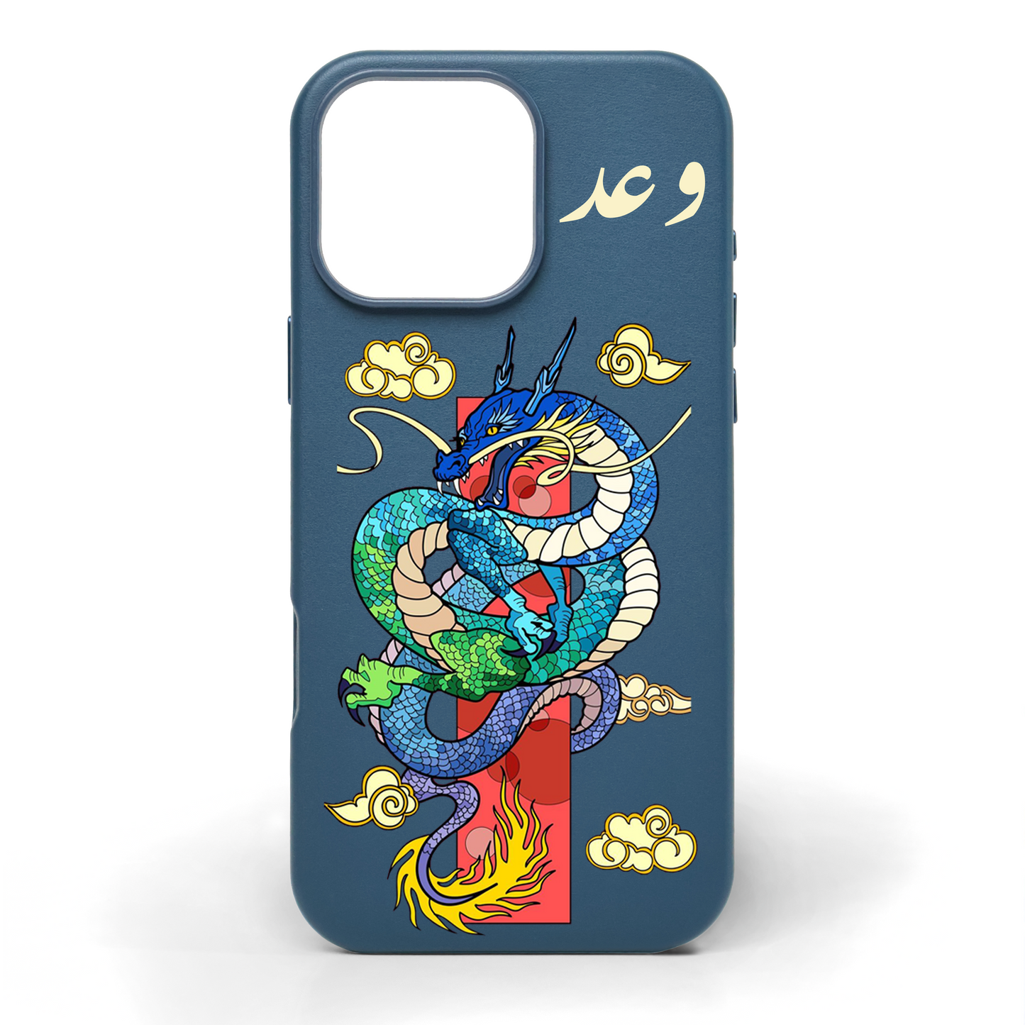 Dragon Dream Hand-Painted Leather Phone Case